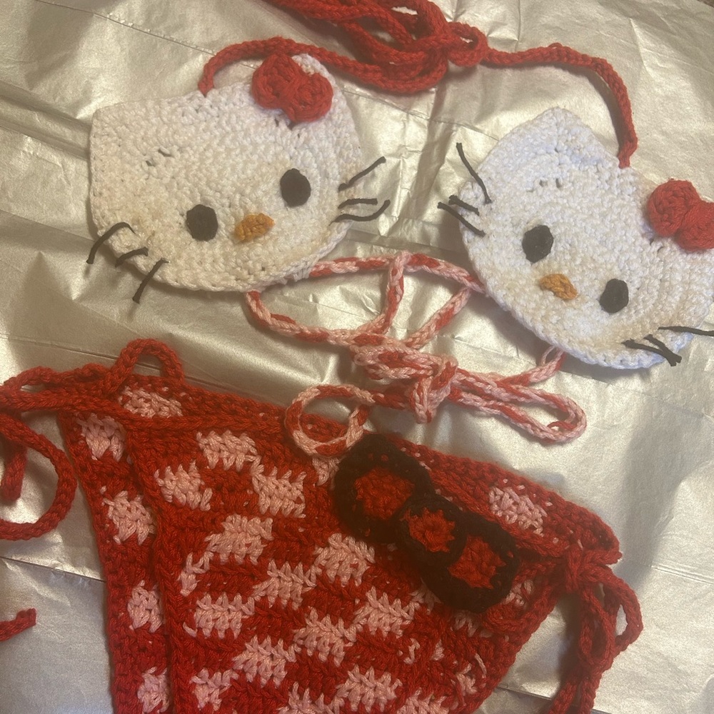 Hello Kitty Crochet Bikini